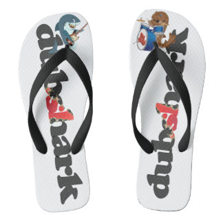 Dub Shark Great White and Wobbegong Flip Flops