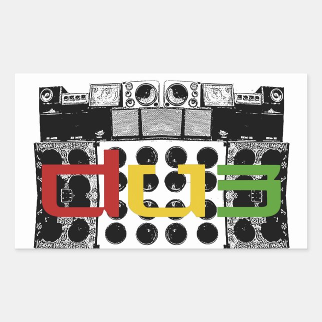 dub soundsystem Sticker (Front)