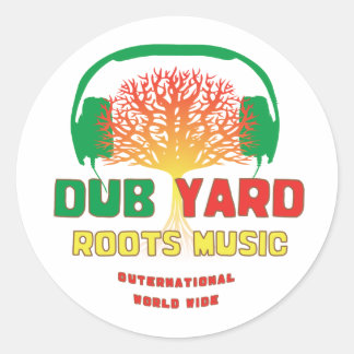 Dub Yard Roots Music Classic Round Sticker