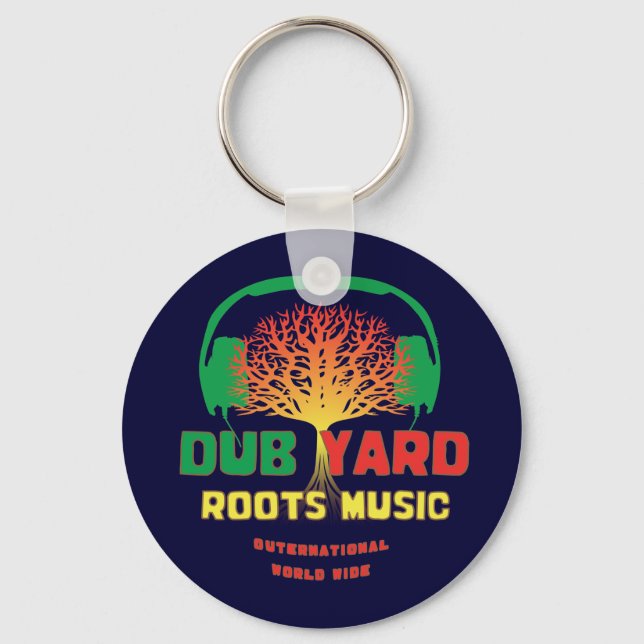 Dub Yard Roots Music Key Ring (Front)