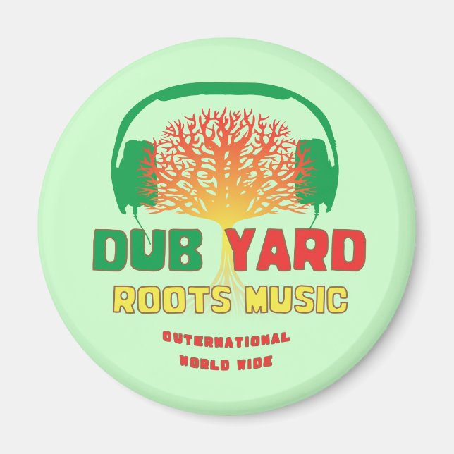 Dub Yard Roots Music Magnet (Front)