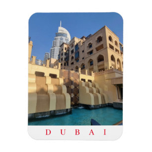 Dubai architecture fridge magnet