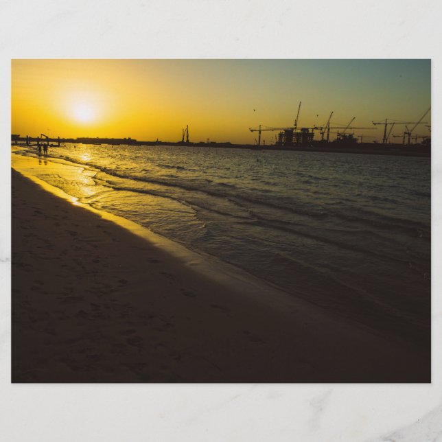 Dubai beach sunset (Front)