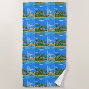 Dubai Beach Towel
