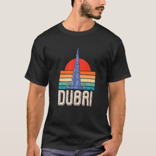 Dubai Burj Khalifa United Arab Emirates Skyline T-Shirt