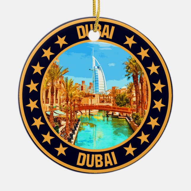 Dubai                                              ceramic tree decoration (Front)