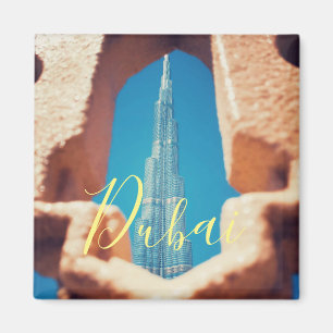 Dubai City Skyscraper Landscape Magnet