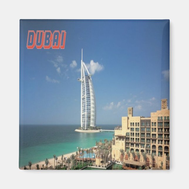 Dubai City UAE  Fridge Magnet Souvenir (Front)