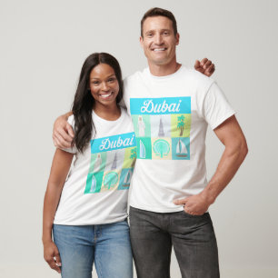 dubai city world cities tshirt various colours men