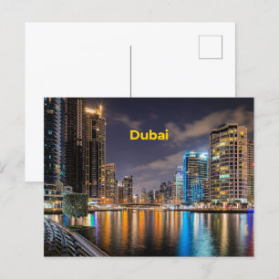 Dubai Cityscape Postcard