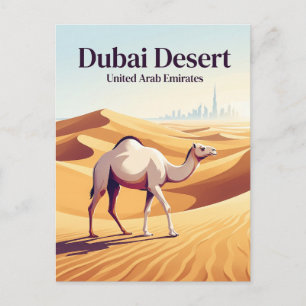 Dubai Desert United Arab Emirates Postcard