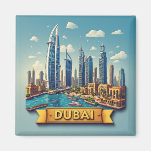 🧲 Dubai Favourite Vacation Destination Memory 🌅 Magnet
