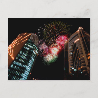 Dubai Fireworks Postcard