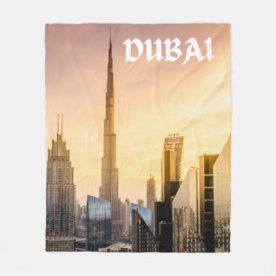 Dubai  fleece blanket