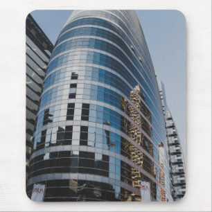 Dubai glass skyscraper mouse mat
