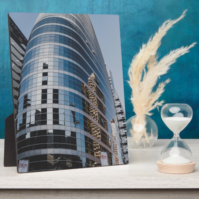 Dubai glass skyscraper plaque (Side)
