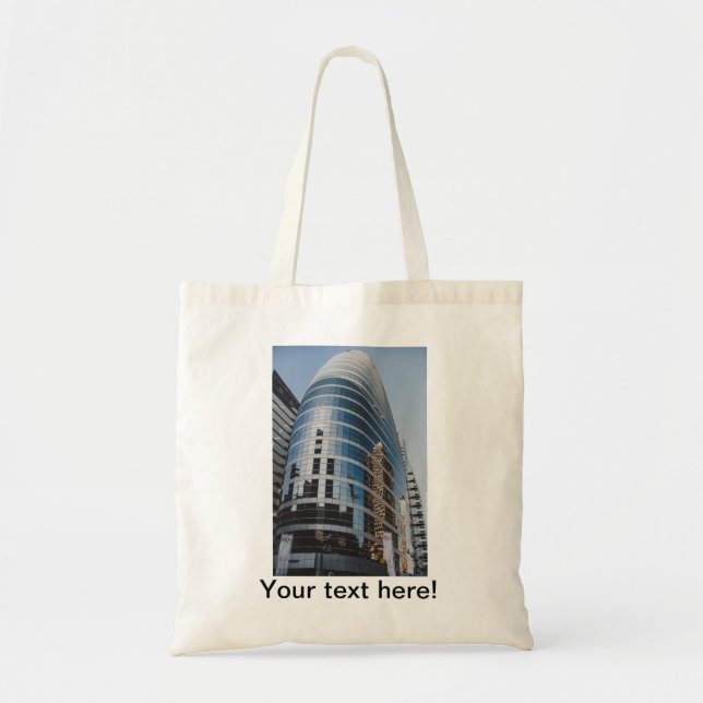 Dubai glass skyscraper tote bag (Front)
