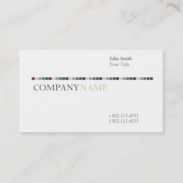 Dubai ii business card (Front)