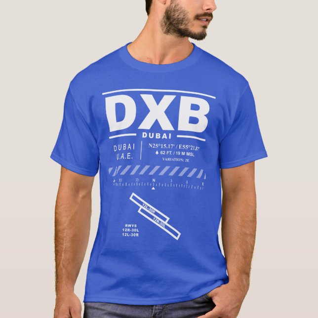 Dubai International Airport DXB T-Shirt (Front)