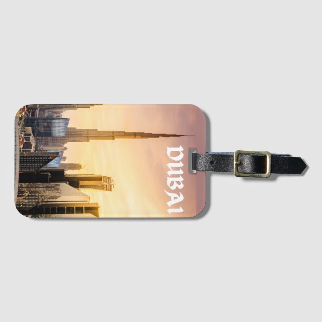 Dubai  luggage tag (Front Horizontal)