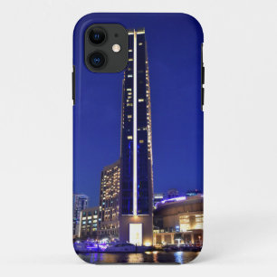 Dubai Marina architecture at night iPhone 11 Case