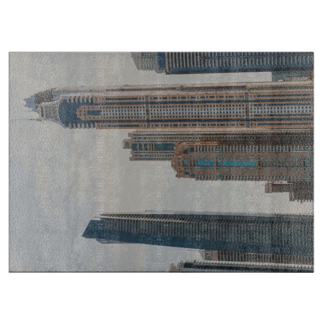 Dubai Marina architecture Cutting Board (Front)