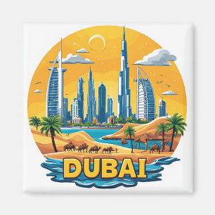 🧲 Dubai Marina Vacation Memory From UAE ⚓ Magnet