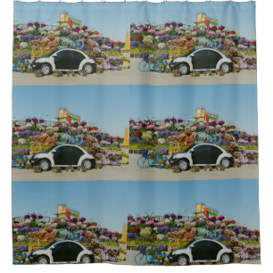Dubai Miracle Garden car Shower Curtain