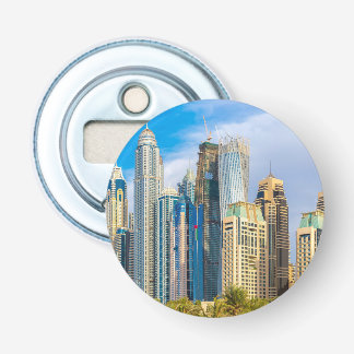 Dubai modern skyscrapers Corniche Bottle Opener
