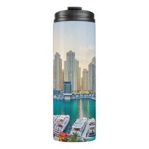Dubai modern skyscrapers Corniche Thermal Tumbler
