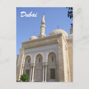 dubai mosque postcard