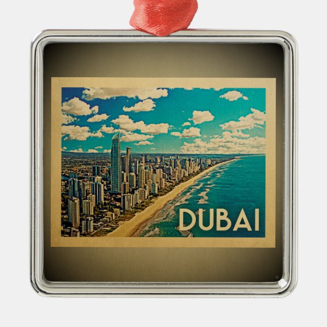 Dubai Ornament Vintage Travel (Front)