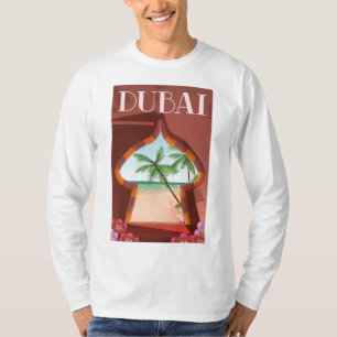 Dubai Palace Travel poster T-Shirt
