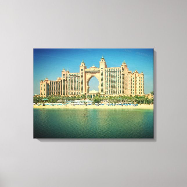 Dubai resort view canvas print (Front)