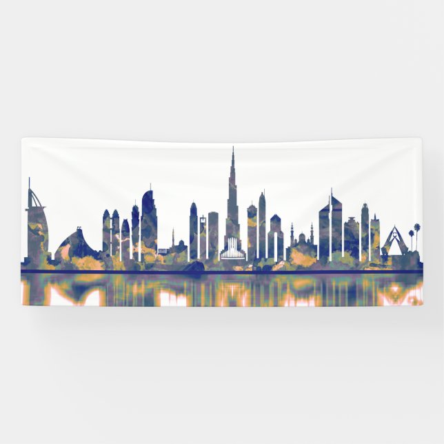 Dubai Skyline Banner (Horizontal)