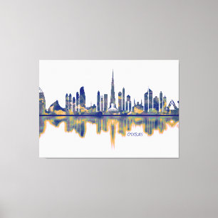 Dubai Skyline Canvas Print