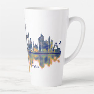 Dubai Skyline Latte Mug