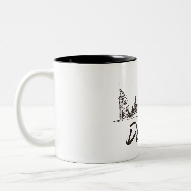 Dubai Skyline Mug (Left)