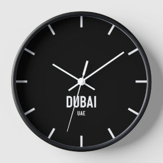 Dubai Time Zone Newsroom Wall Clock