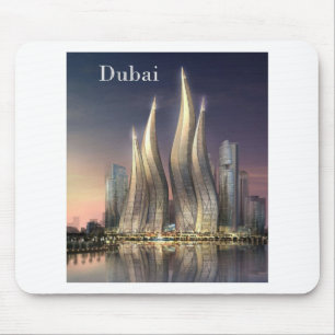 dubai Towers (by St.K) Mouse Mat
