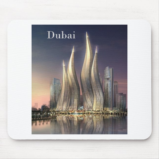 dubai Towers (by St.K) Mouse Mat (Front)
