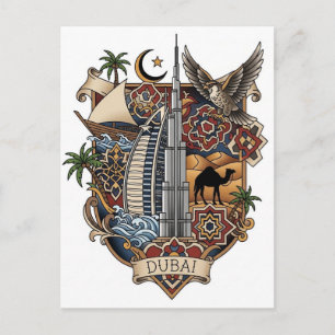 Dubai Travel Postcard