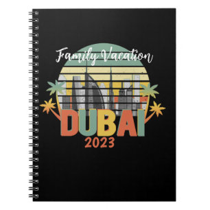 Dubai Travel Tourist Vacation Group  Notebook