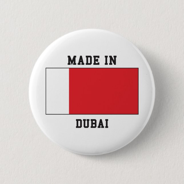 Dubai, UAE 6 Cm Round Badge (Front)
