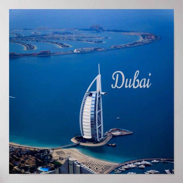 Dubai UAE Burj Al Arab Poster (Front)