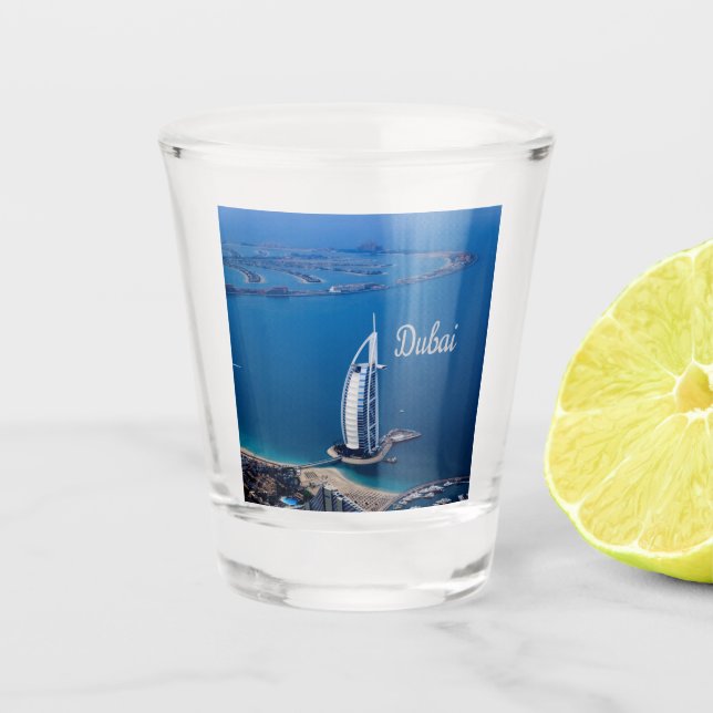 Dubai UAE Burj Al Arab Shot Glass (Front)