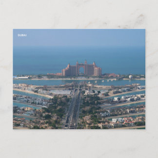 Dubai UAE Palm View Holiday Postcard