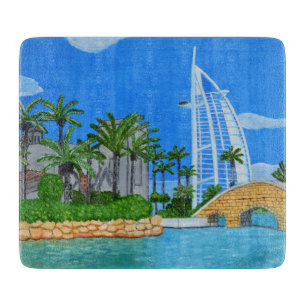 Dubai, United Arab Emirates cutting board