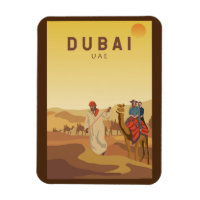 Dubai United Arab Emirates Desert Safari Retro