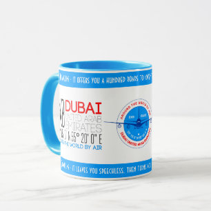 Dubai, United Arab Emirates elegant Mug